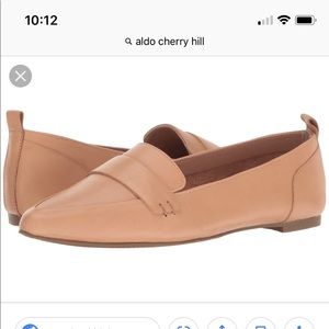 Aldo Nude Cherryhill pointed loafer